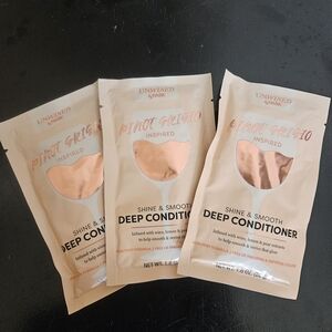 Unwined By Hask Pinot Grigio Deep Conditioner 3 Pack Brand New 1.8 oz each